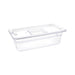 Vogue Polycarbonate 1/3 Gastronorm Container 100mm Clear Vogue