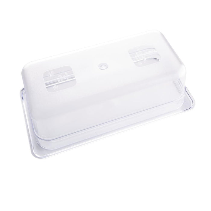 Vogue Polycarbonate 1/3 Gastronorm Container 100mm Clear Vogue