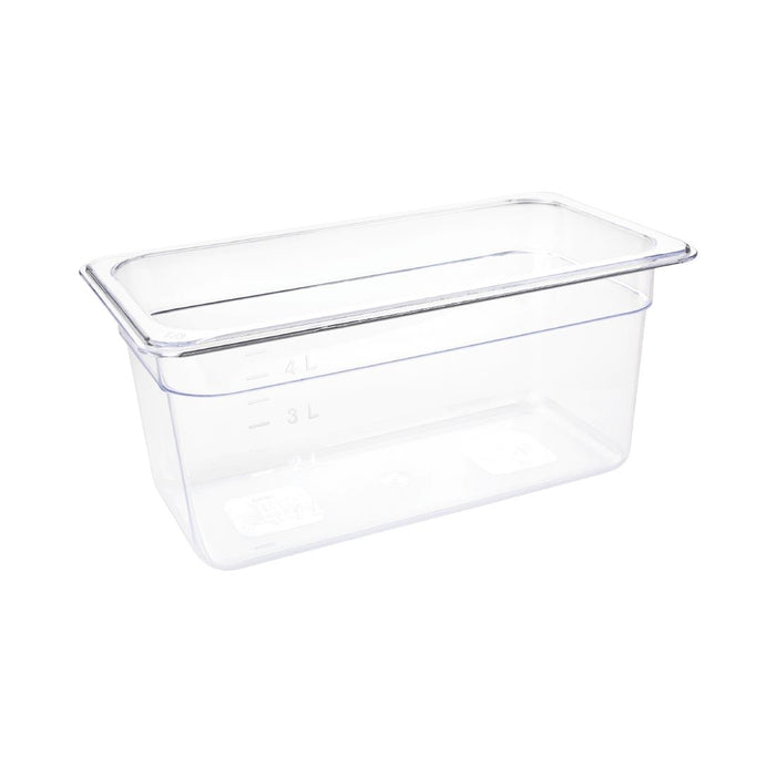 Capacity: 5.1Ltr. GN 1/3. Third Size. Depth: 150mm