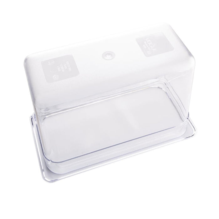 Vogue Polycarbonate 1/3 Gastronorm Container 200mm Clear Vogue