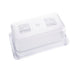 Vogue Polycarbonate 1/4 Gastronorm Container 100mm Clear Vogue