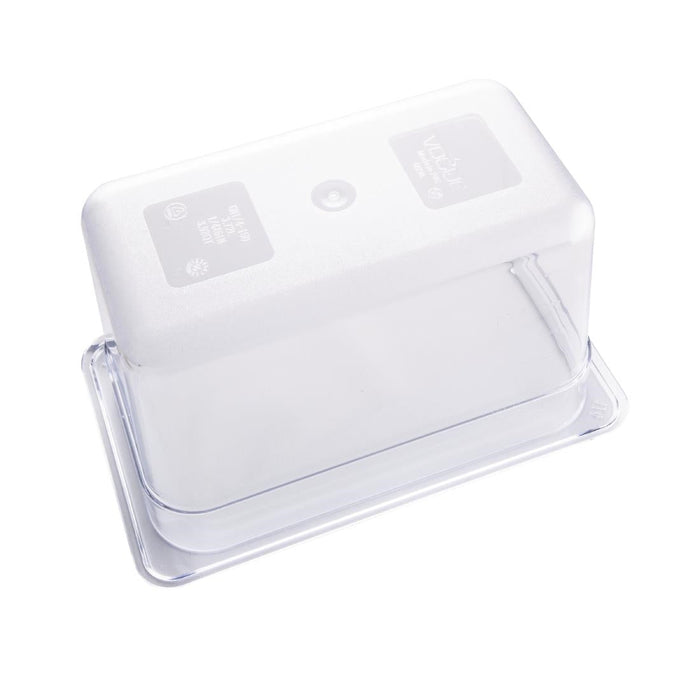 Vogue Polycarbonate 1/4 Gastronorm Container 150mm Clear Vogue