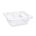 Vogue Polycarbonate 1/6 Gastronorm Container 65mm Clear Vogue