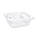 Vogue Polycarbonate 1/6 Gastronorm Container 65mm Clear Vogue