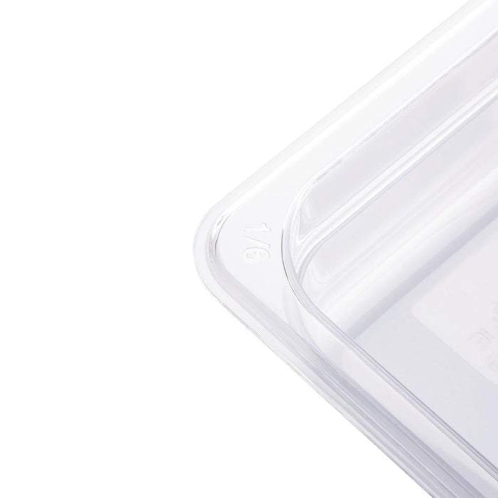 Vogue Polycarbonate 1/6 Gastronorm Container 65mm Clear Vogue