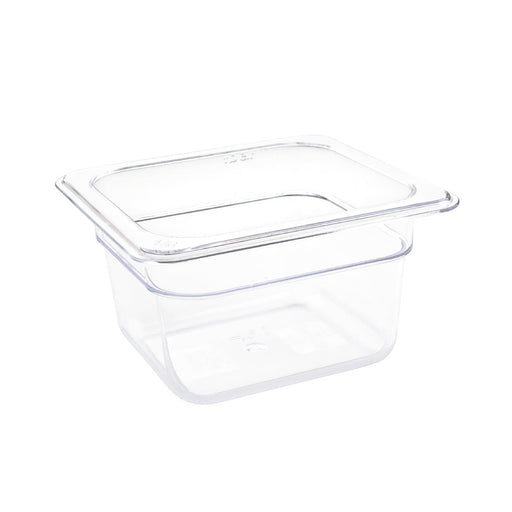 Capacity: 1.6Ltr. GN 1/6. Sixth Size. Depth: 100mm
