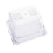 Vogue Polycarbonate 1/6 Gastronorm Container 100mm Clear Vogue