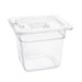 Vogue Polycarbonate 1/6 Gastronorm Container 150mm Clear Vogue