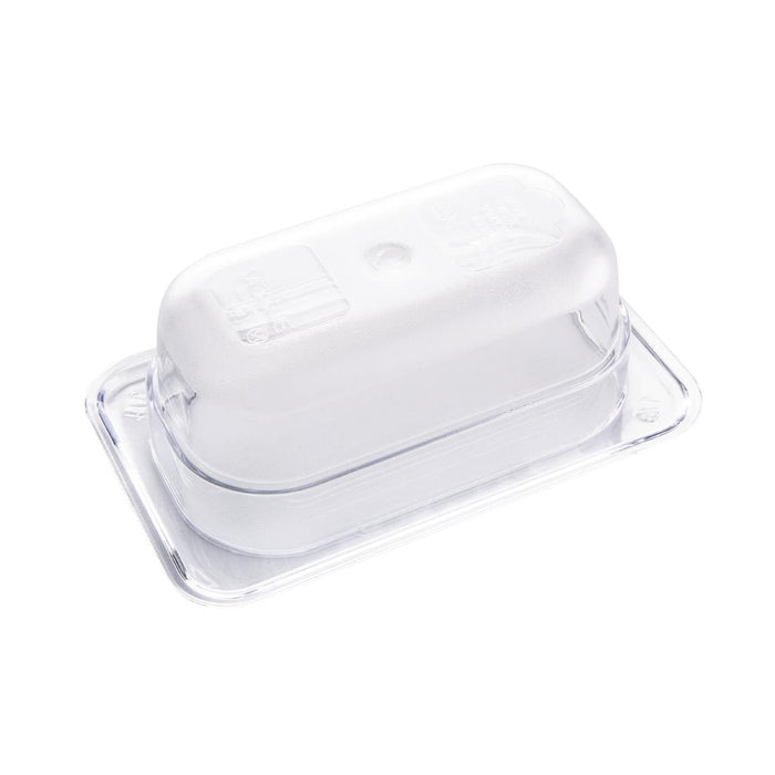 Vogue Polycarbonate 1/9 Gastronorm Container 65mm Clear Vogue