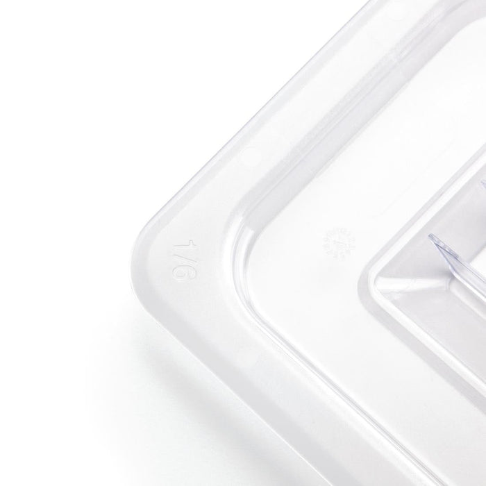 Vogue Polycarbonate 1/6 Gastronorm Lid Clear Vogue