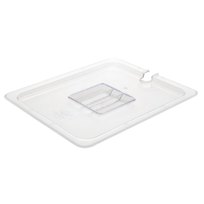 Vogue Polycarbonate 1/2 Gastronorm Lid Notched Vogue