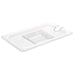 Vogue Polycarbonate 1/4 Gastronorm Lid Notched Vogue