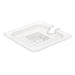 Vogue Polycarbonate 1/6 Gastronorm Lid Notched Vogue