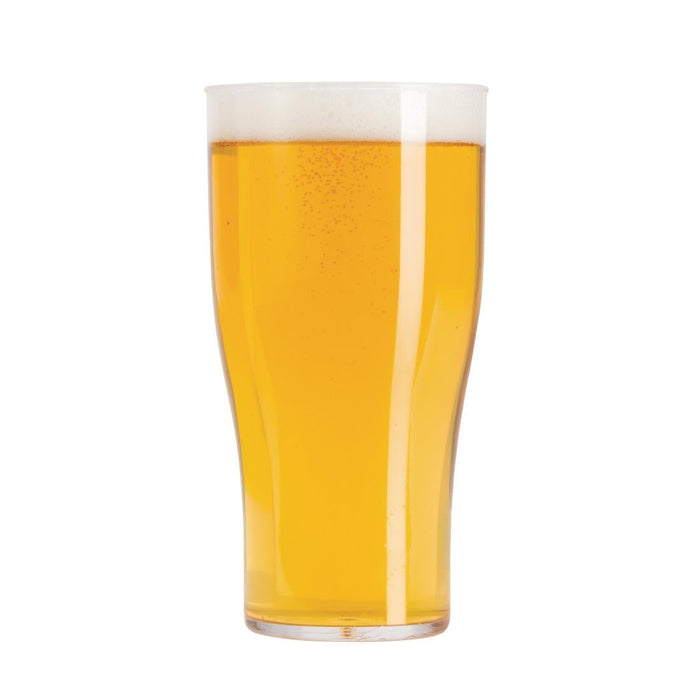 BBP Polycarbonate Nucleated Pint Glasses CE Marked (48 Pack) BBP