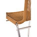Bolero Aluminium and Natural Wicker Chair (4 Pack) Bolero