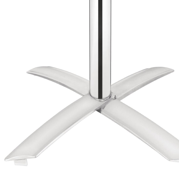 Bolero Round Flip Top Table Stainless Steel 600mm Bolero