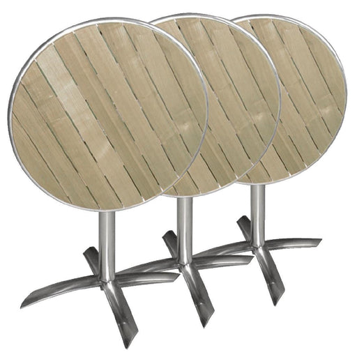 Bolero Round Flip Top Table Ash 600mm Bolero