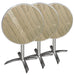 Bolero Round Flip Top Table Ash 600mm Bolero