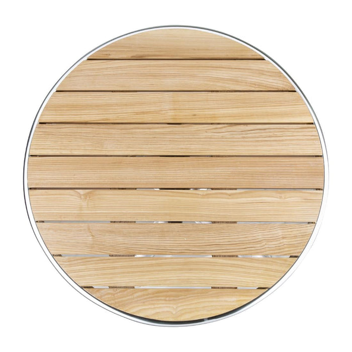 Bolero Round Flip Top Table Ash 600mm Bolero