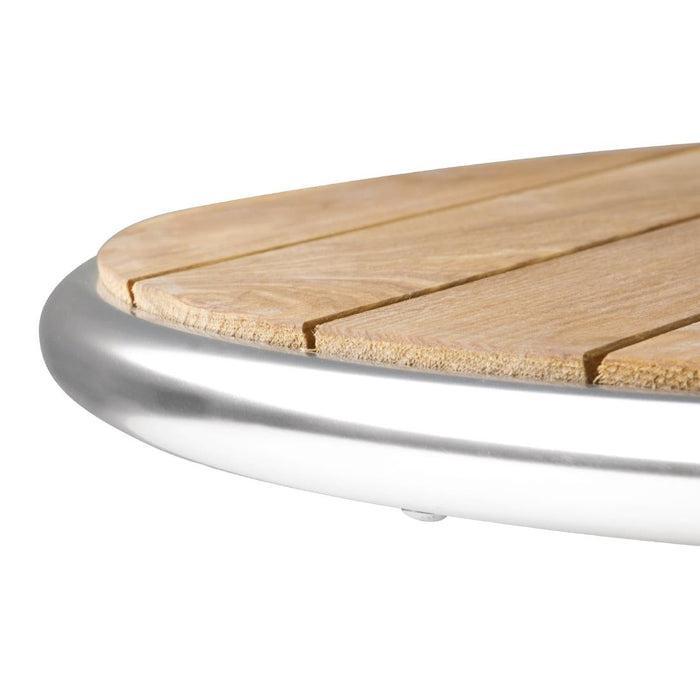 Bolero Round Flip Top Table Ash 600mm Bolero
