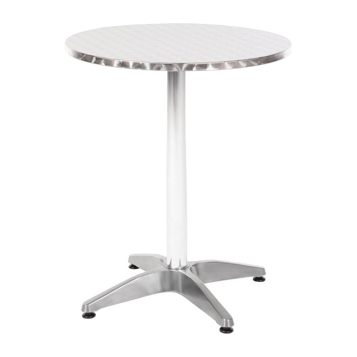 Bolero Round Bistro Table Stainless Steel 600mm Bolero