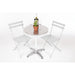 Bolero Round Bistro Table Stainless Steel 600mm Bolero