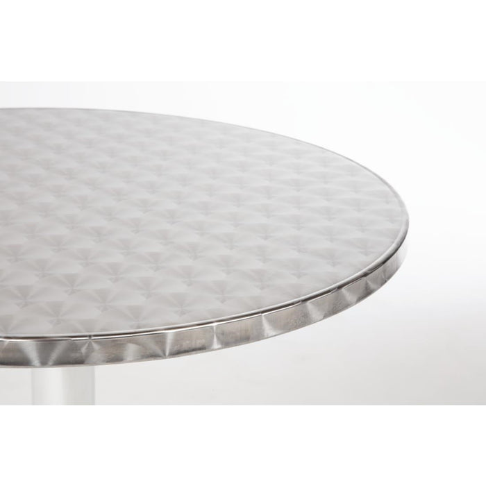 Bolero Round Bistro Table Stainless Steel 600mm Bolero