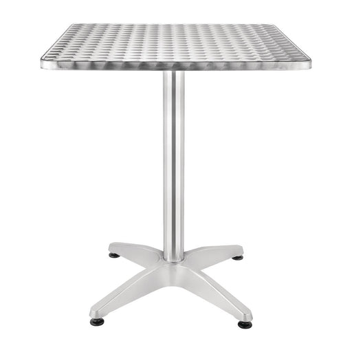 Aluminium Frame. Stainless Steel Top. Dimensions: 720(H) x 600(W) x 600(D)mm