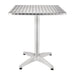 Aluminium Frame. Stainless Steel Top. Dimensions: 720(H) x 600(W) x 600(D)mm