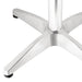 Bolero Steel and Aluminium Square Bistro Table 600mm Bolero