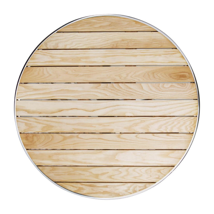 Bolero Ash Wood Tabletop Round 800mm Bolero
