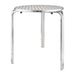 Aluminium Frame. Stainless Steel Top. 720(H) x 600(Ø)mm