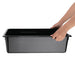 Vogue Polycarbonate 1/1 Gastronorm Container 150mm Black Vogue