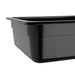 Vogue Polycarbonate 1/2 Gastronorm Container 100mm Black Vogue