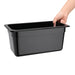 Vogue Polycarbonate 1/3 Gastronorm Container 150mm Black Vogue