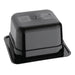 Vogue Polycarbonate 1/6 Gastronorm Container 100mm Black Vogue