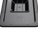 Vogue Polycarbonate 1/3 Gastronorm Lid Black Vogue