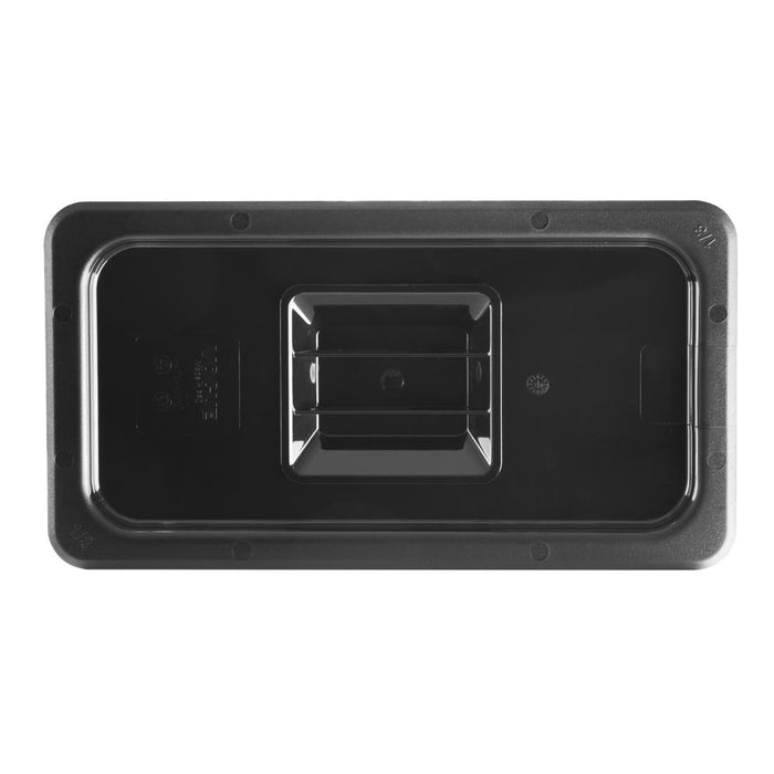 Vogue Polycarbonate 1/3 Gastronorm Lid Black Vogue