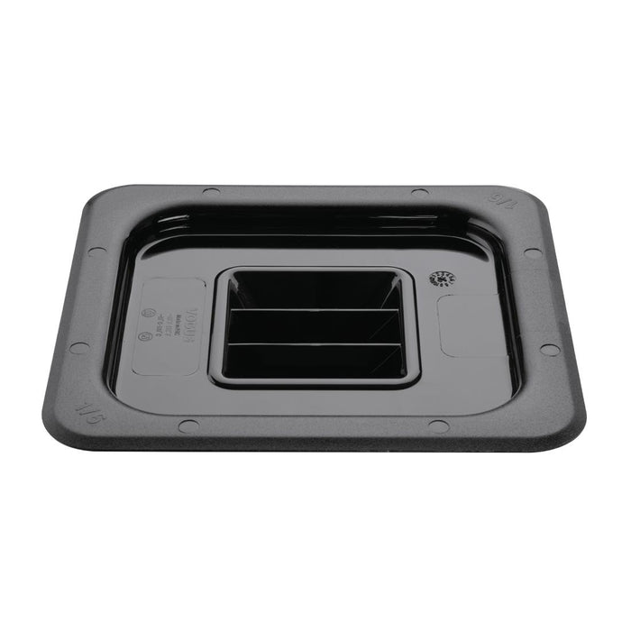 GN 1/6. Sixth Size. Compatible with all Vogue 1/6 sized polycarbonate gastronorm Trays