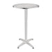 Aluminium Frame. Stainless Steel Top. 1050(H) x 600(Ø)mm
