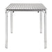 Aluminium Frame. Stainless Steel Top. 720(H) x 700(W) x 700(D)mm