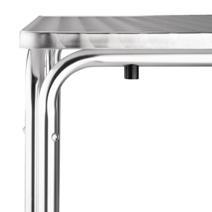 Bolero Square Stacking Table Stainless Steel 700mm Bolero