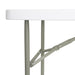 Bolero PE Rectangular Folding Table White 4ft (Single) Bolero