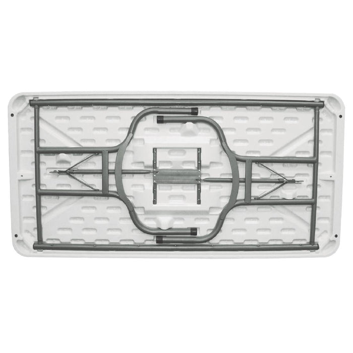 Bolero PE Rectangular Folding Table White 5ft (Single) Bolero