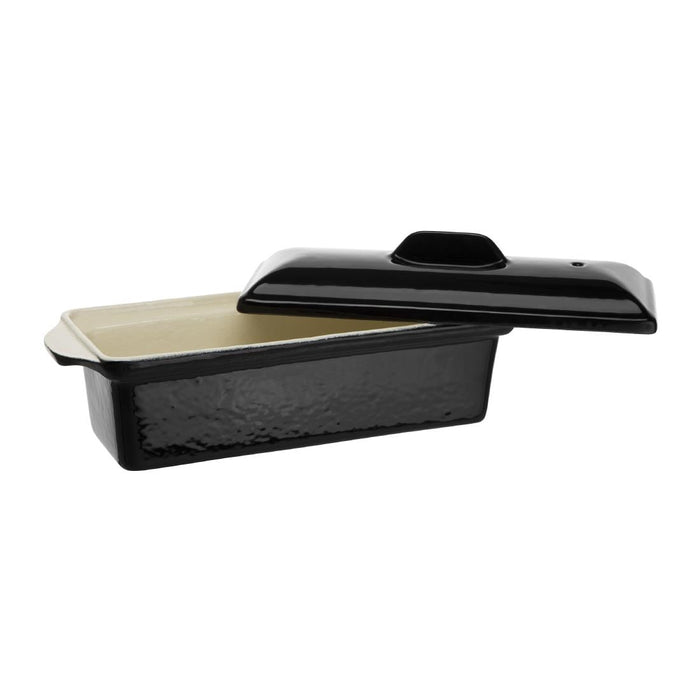 Vogue Black Cast Iron Pate Terrine Mould 1.3Ltr Vogue