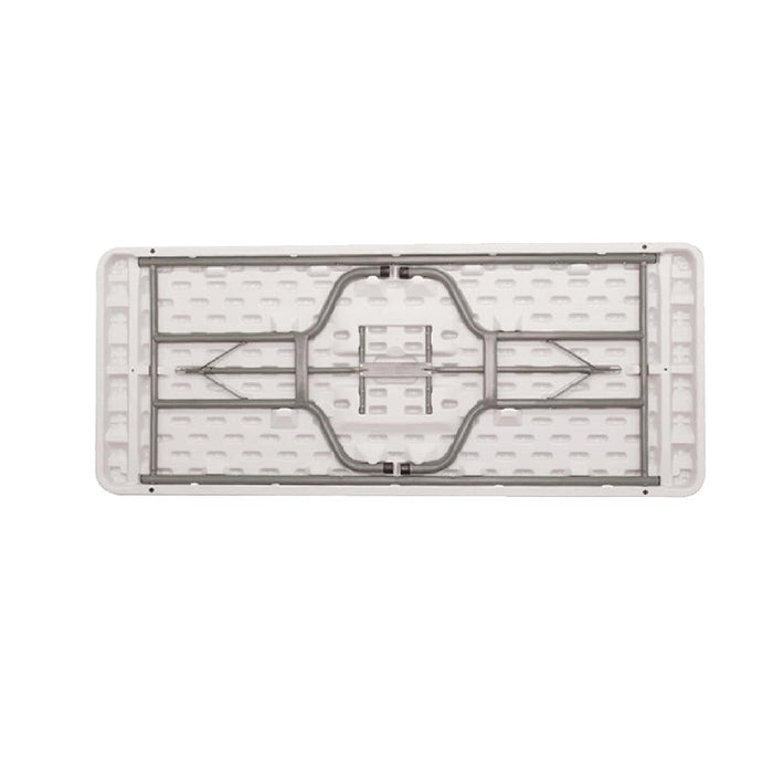 Bolero PE Rectangular Folding Table White 6ft (Single) Bolero