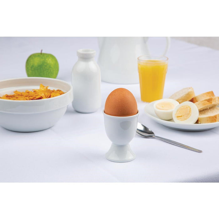Olympia Whiteware Egg Cups 68mm (12 Pack) Olympia