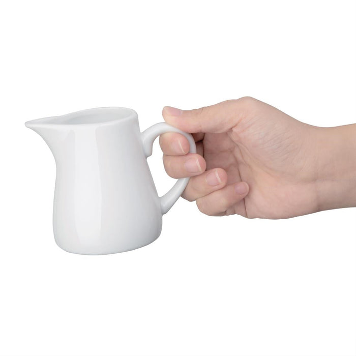 Olympia Whiteware Cream and Milk Jugs 170ml 6oz (6 Pack) Olympia