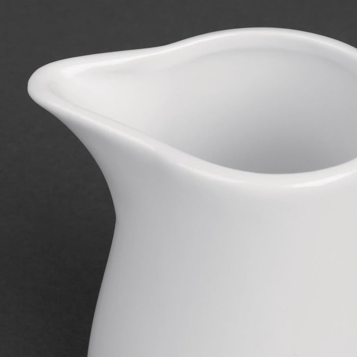 Olympia Whiteware Cream and Milk Jugs 212ml (6 Pack) Olympia