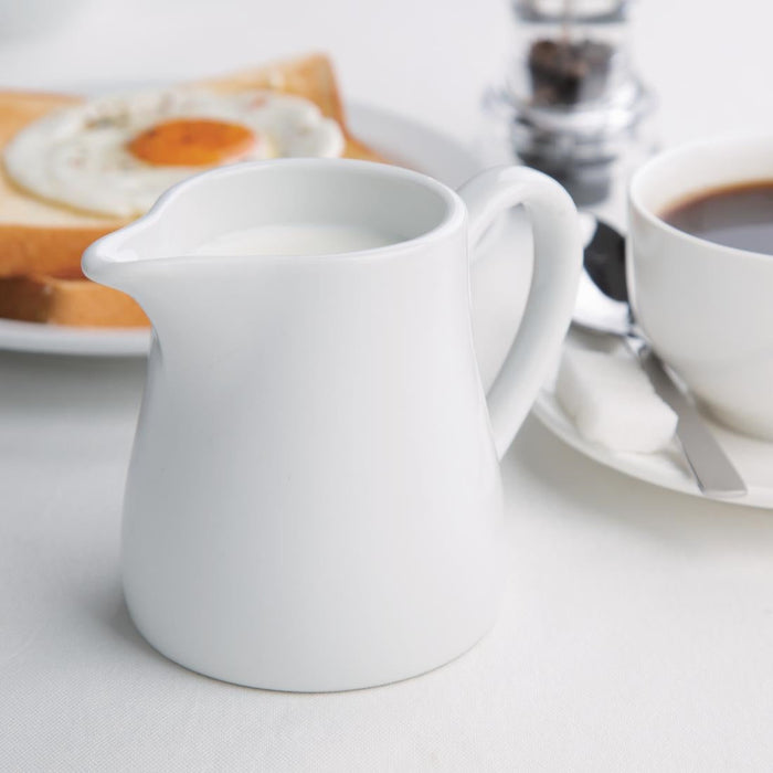 Olympia Whiteware Cream and Milk Jugs 305ml (6 Pack) Olympia